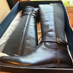 Women’s Cole Haan Galina Black Leather Boots